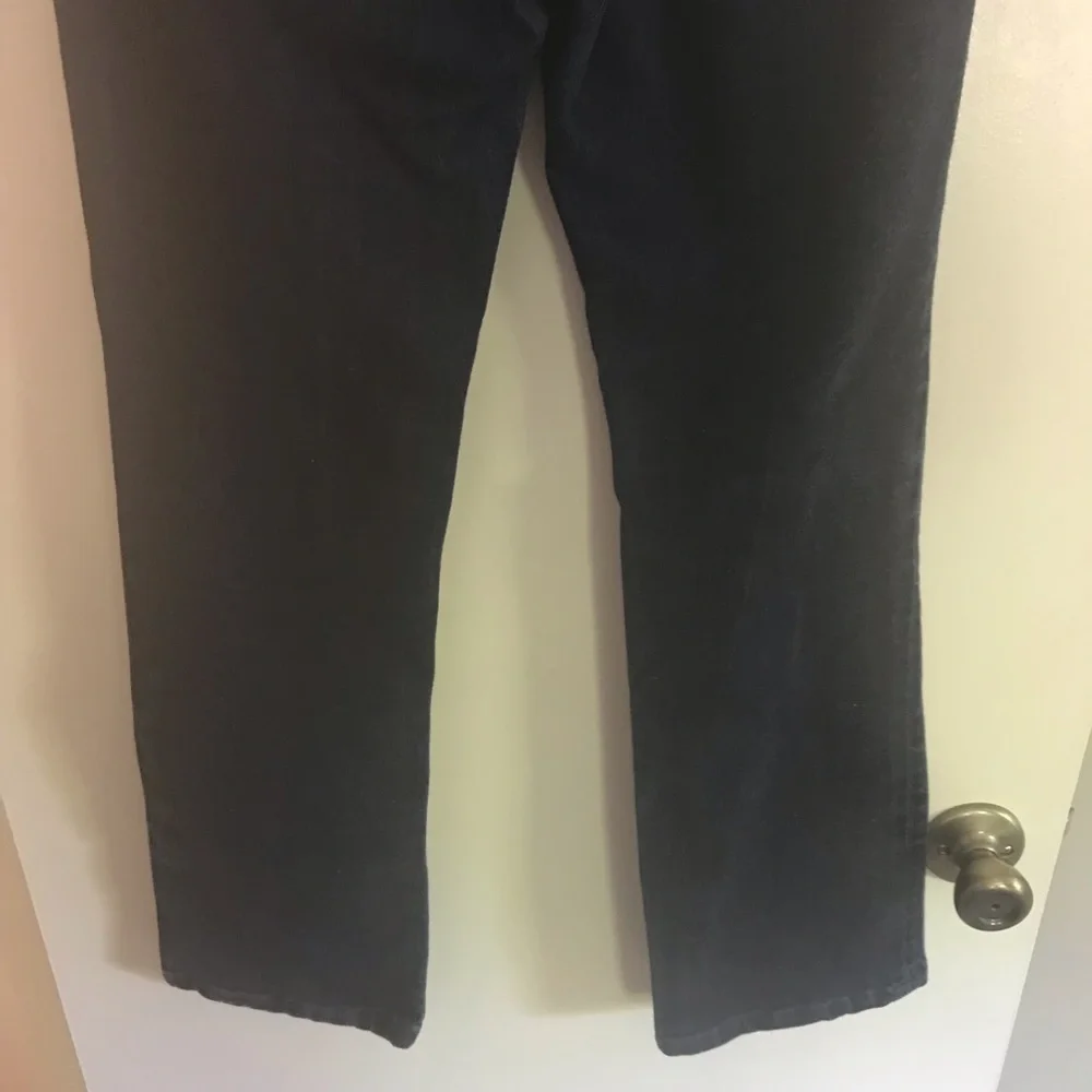 Theory Medium Wash Boot Cut Jeans - Picture 6 of 7
